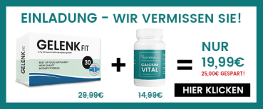 Einladung GELENK FIT 1X + CALCIUM VITAL